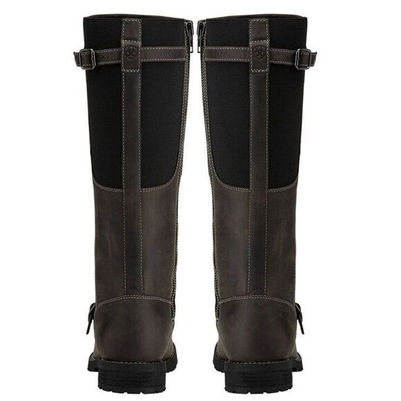 ARIAT black premium leather knee-high riding boots, waterproof, Sz10 - Picture 4 of 8